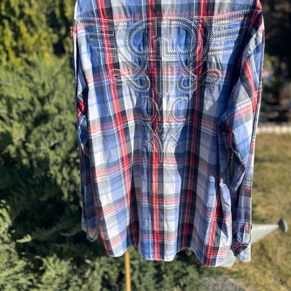 Mens XXL BUCKLE ROAR LONG SLEEVED SHIRT GREAT CONDITION - Picture 8 of 8